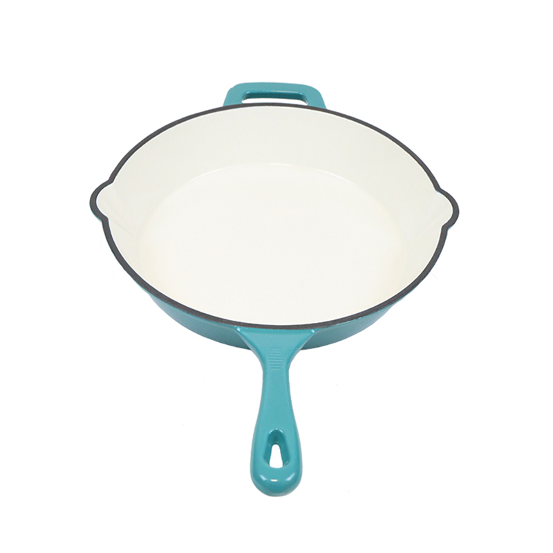 YFFRA26001 Enamel Cast Iron Frying Pan